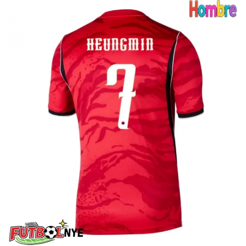 Camiseta Corea del Sur Son Heung-min #7 Primera Equipación Mundial 2026 manga corta